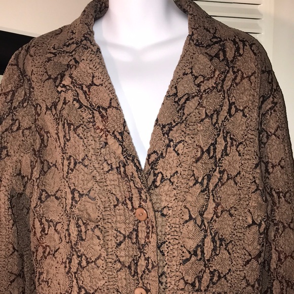 🌞Persona Women’s Lightweight Brown & Black Blazer - Picture 3 of 5